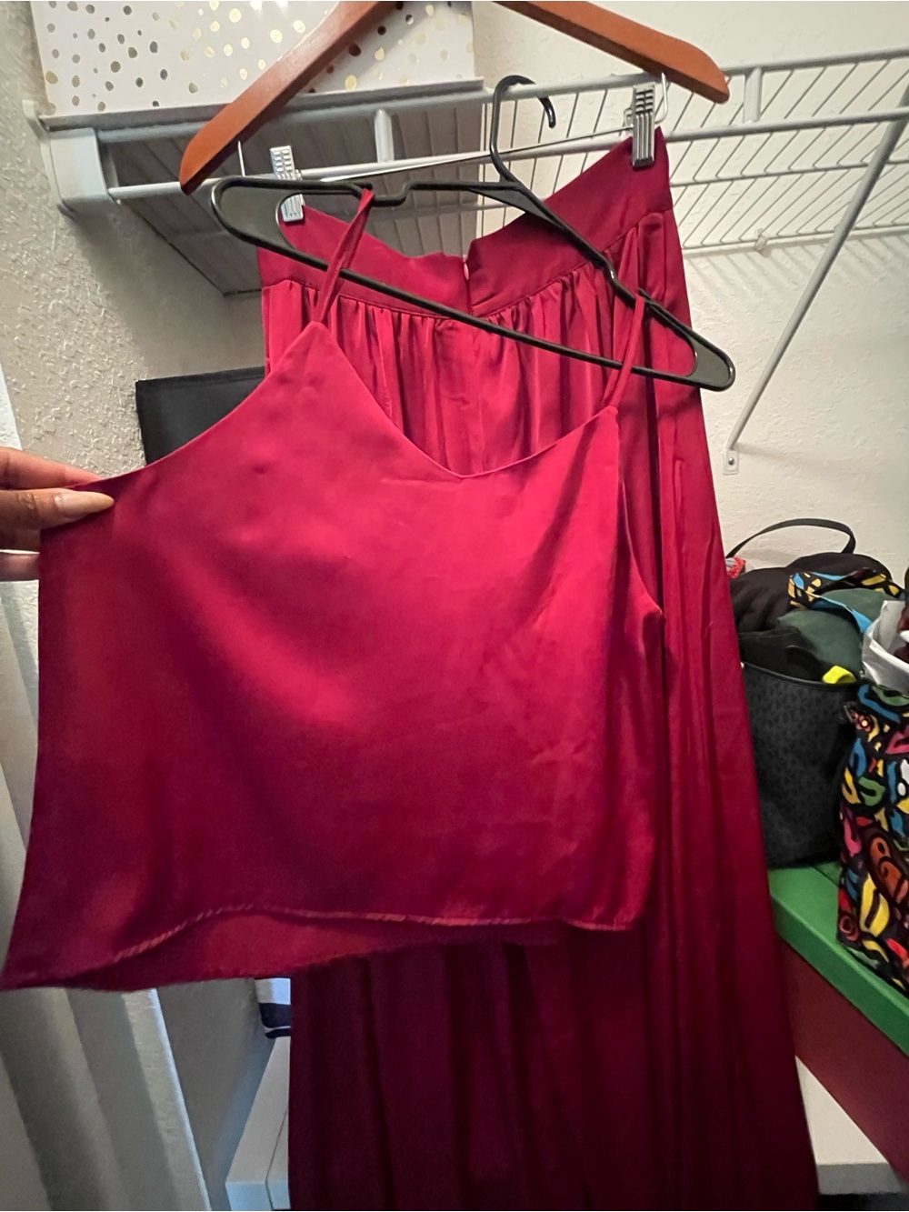 Fuchsia Wide Leg 2-Piece Pants Set | Flowy Dressy Outfit